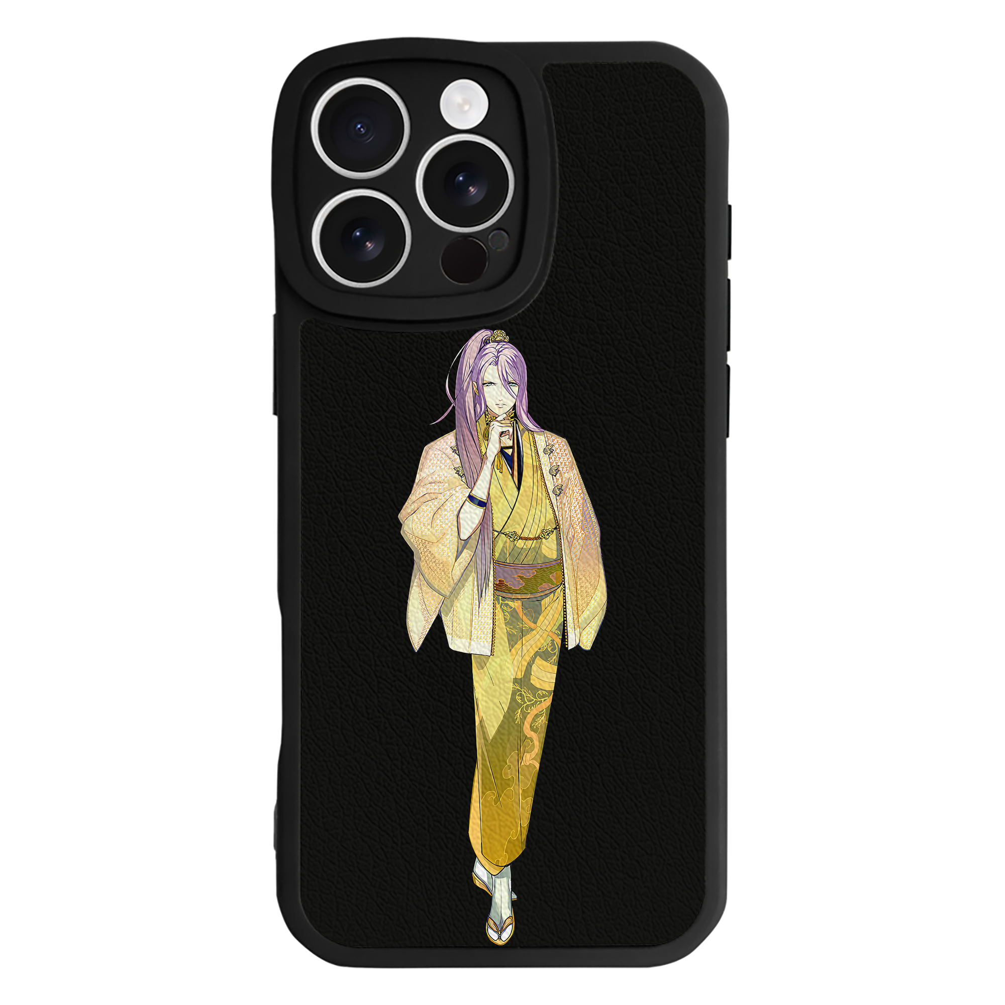 （画像用） 刀剣乱舞 Touken Ranbu 【iPhone 16シリーズ対応】シリコンスマホケース（レザー調） 材質：シリコン